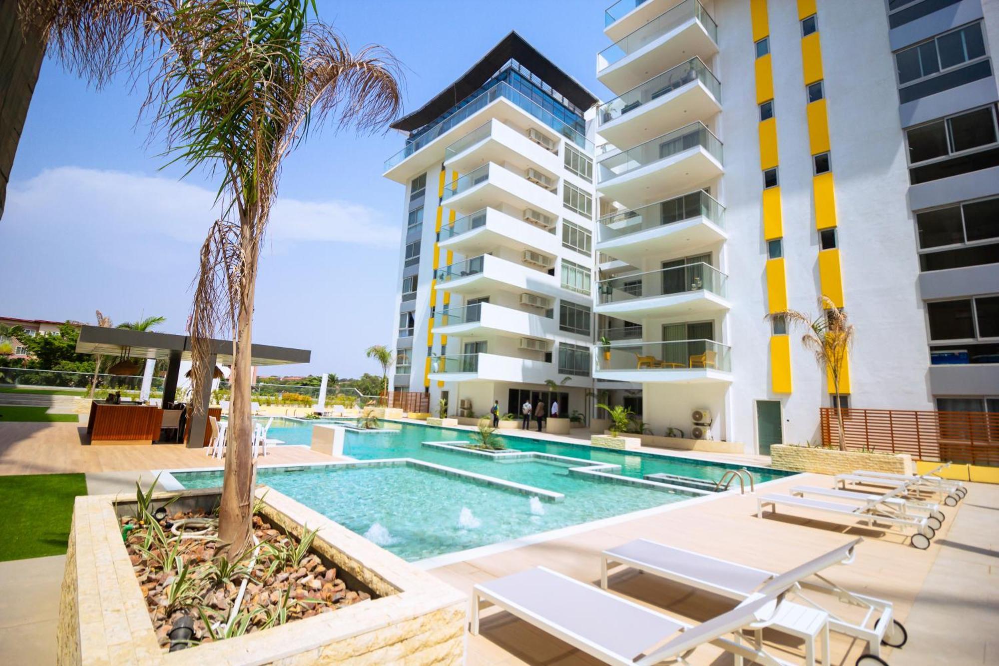 The Pavilion 1Bdr Luxury Apt Accra Buitenkant foto